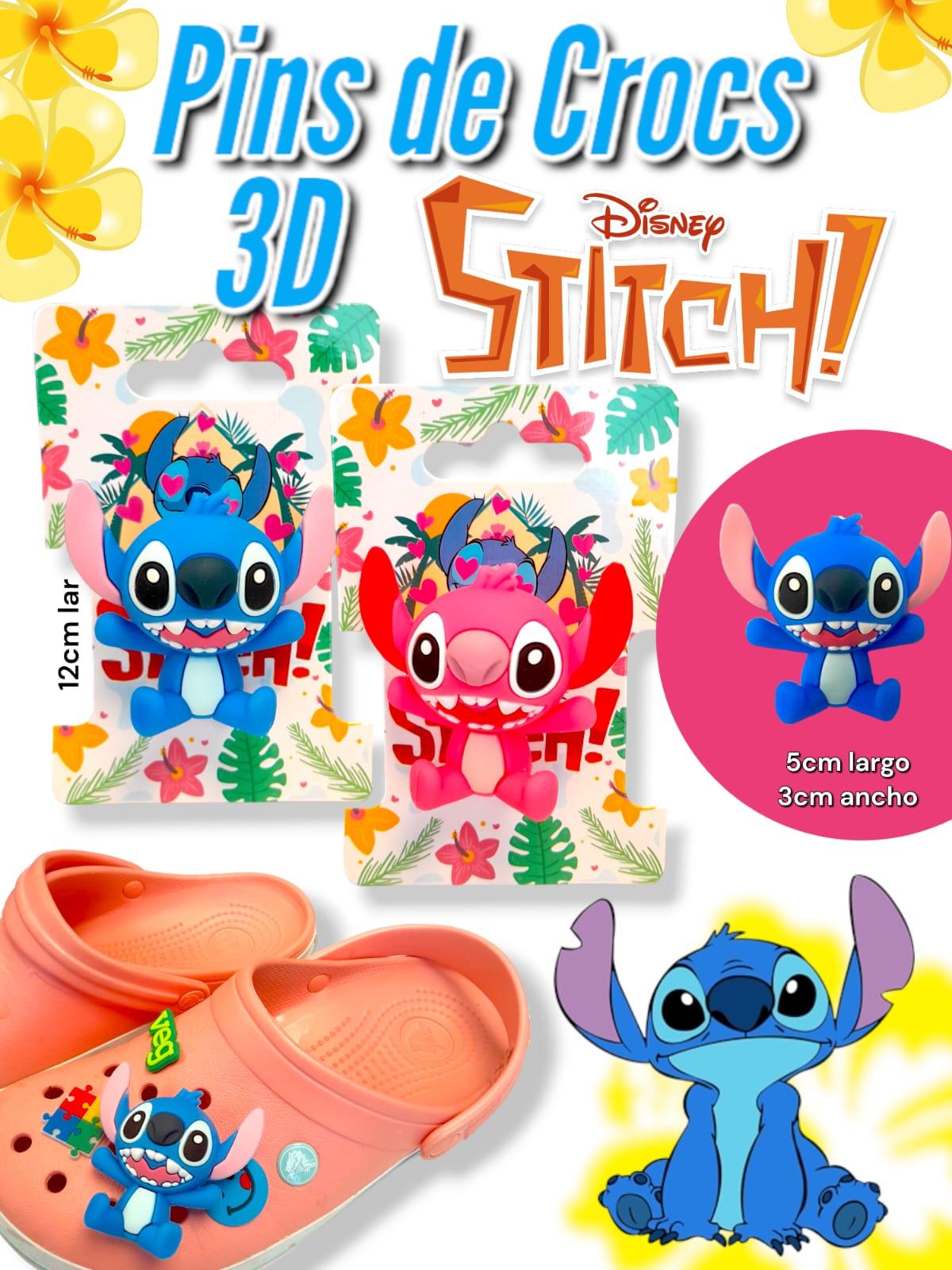 Pins de Crocs 3D Stitch